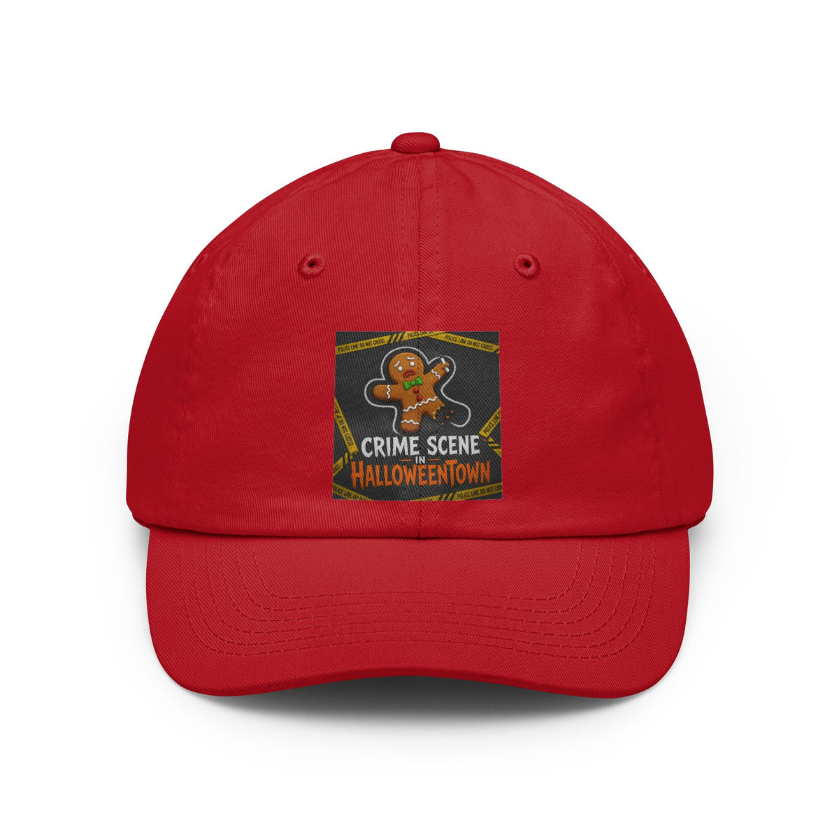 Color: Red | Crime Scene in Halloweentown Dad Hat