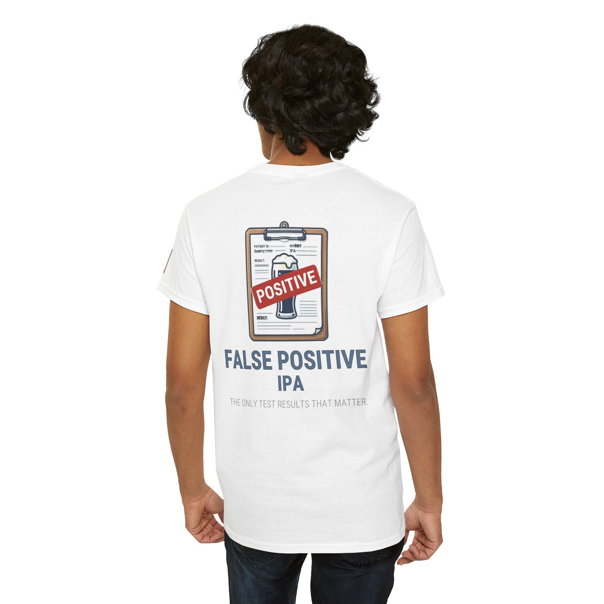 "False Positive IPA" Premium Graphic Tee