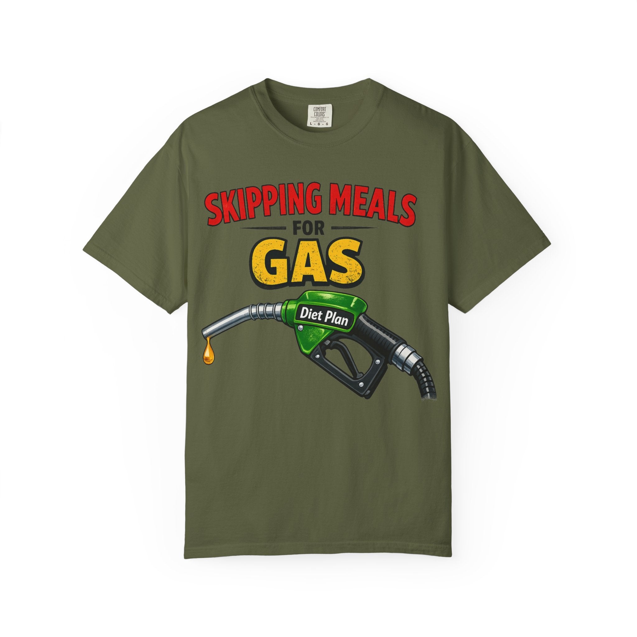 "The High-Octane Diet Plan" Unisex Garment-Dyed T-shirt