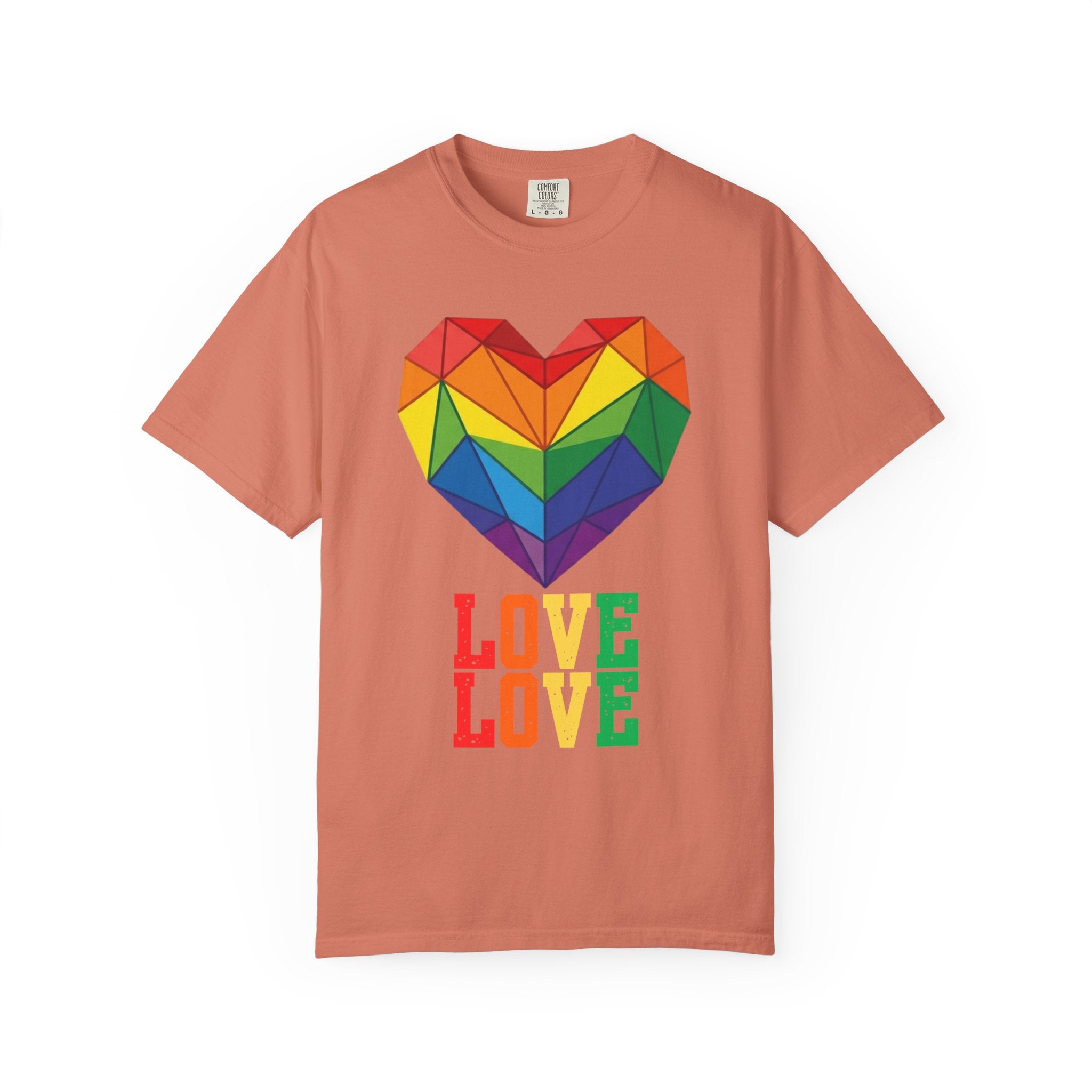"LOVE" Unisex Garment-Dyed Tee