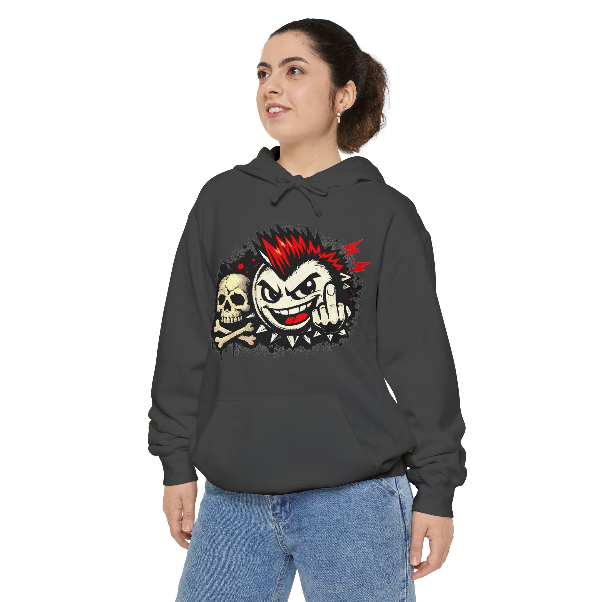 One Finger Opinion | Garment-Dyed Hoodie — AttitudeShirts