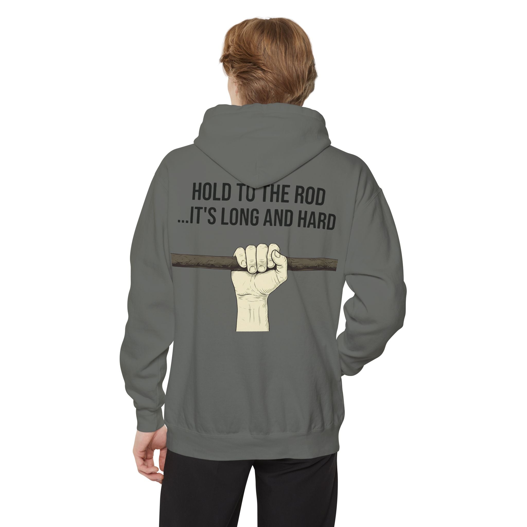"Hold to the Rod" Garment-Dyed Hoodie