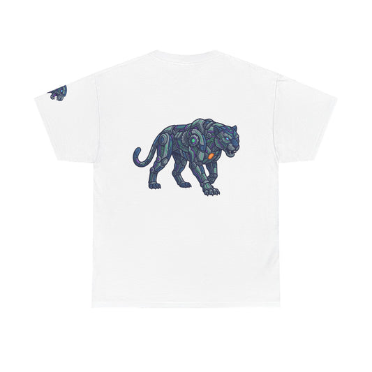 Color: White | Cyber Panther Premium Graphic Tee