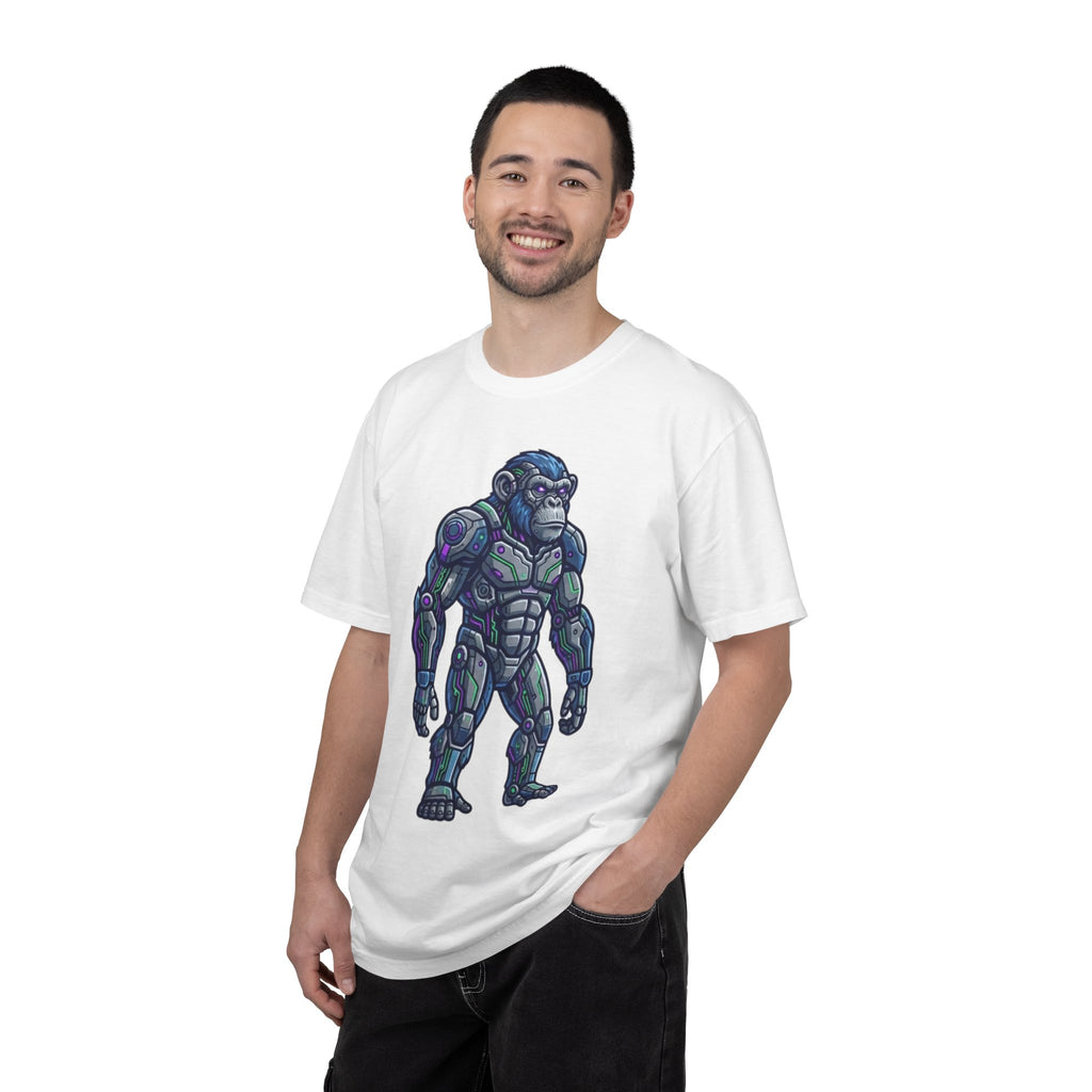 "Cyber Chimp" Unisex Garment-Dyed Tee