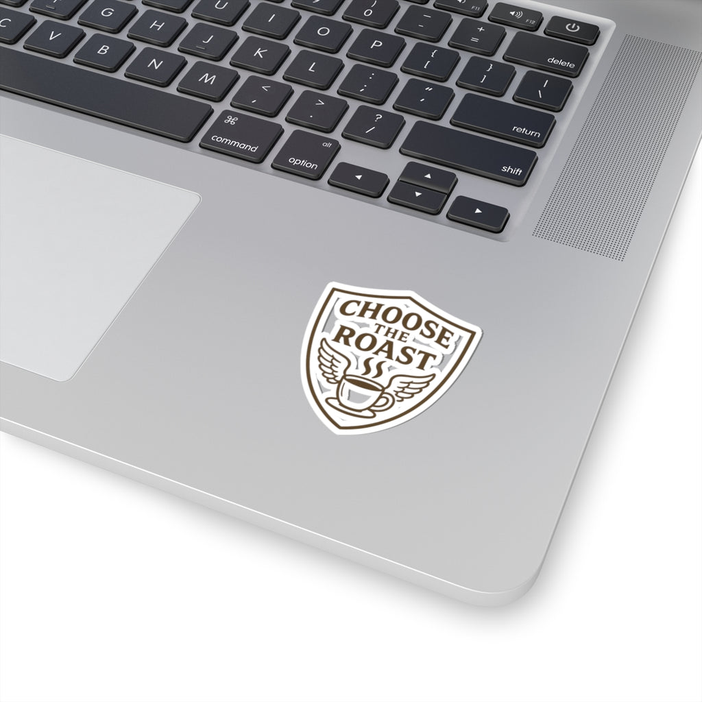Choose the Roast - Dark as Your Soul | Kiss-Cut Sticker — AttitudeShirts