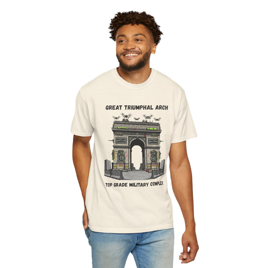 Color: Ivory | Top Grade Military Complex Unisex Garment-Dyed Tee