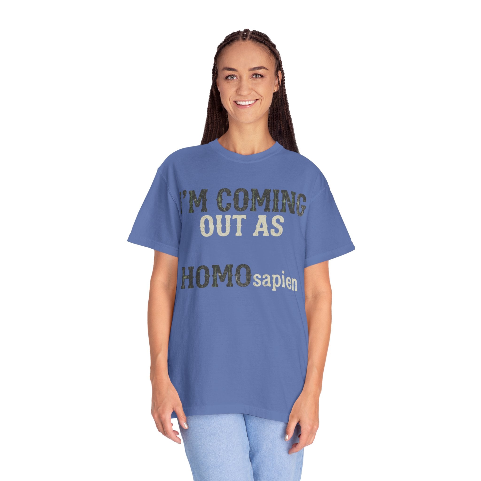 "I'm Coming Out" Unisex Garment-Dyed Tee