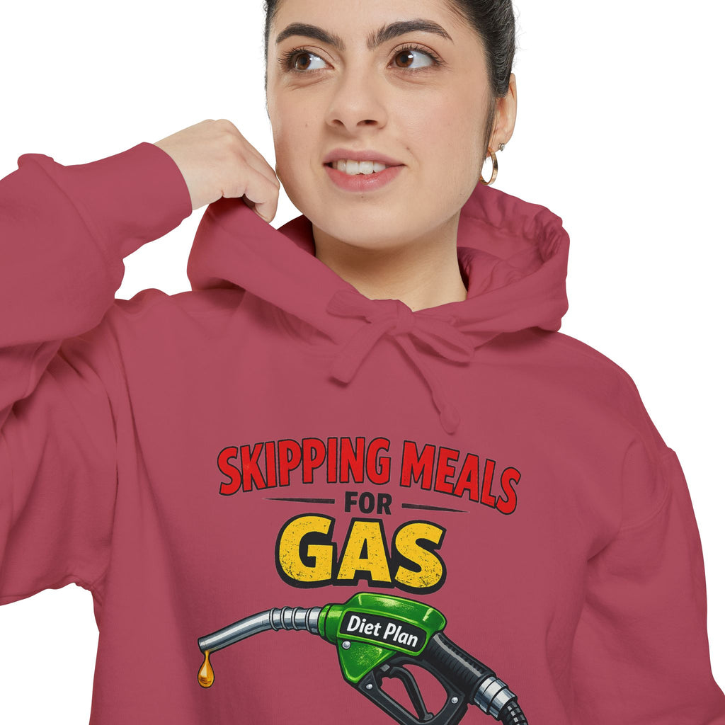 My Gas Diet Plan | Garment-Dyed Hoodie — AttitudeShirts