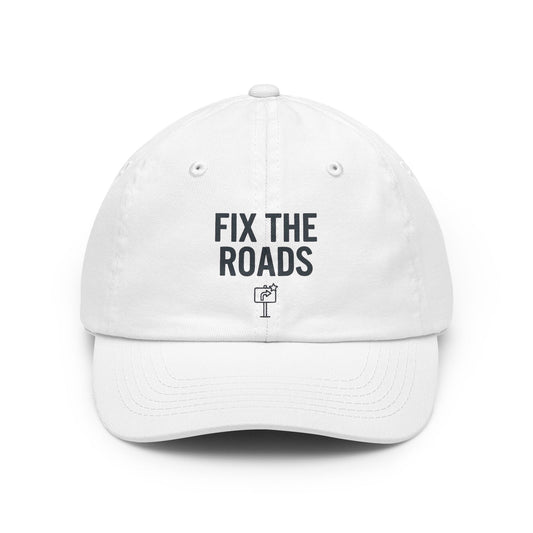 Color: White | Protest Series - Fix The Roads Dad Hat