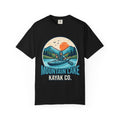 "Mountain Lake Kayak" Unisex Garment-Dyed Tee