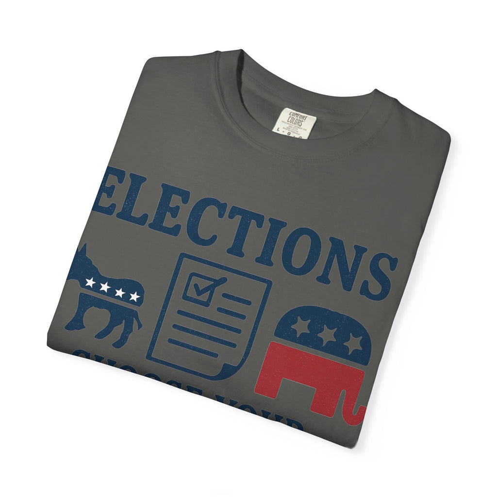"Voting for the Best" Unisex Garment-Dyed T-shirt