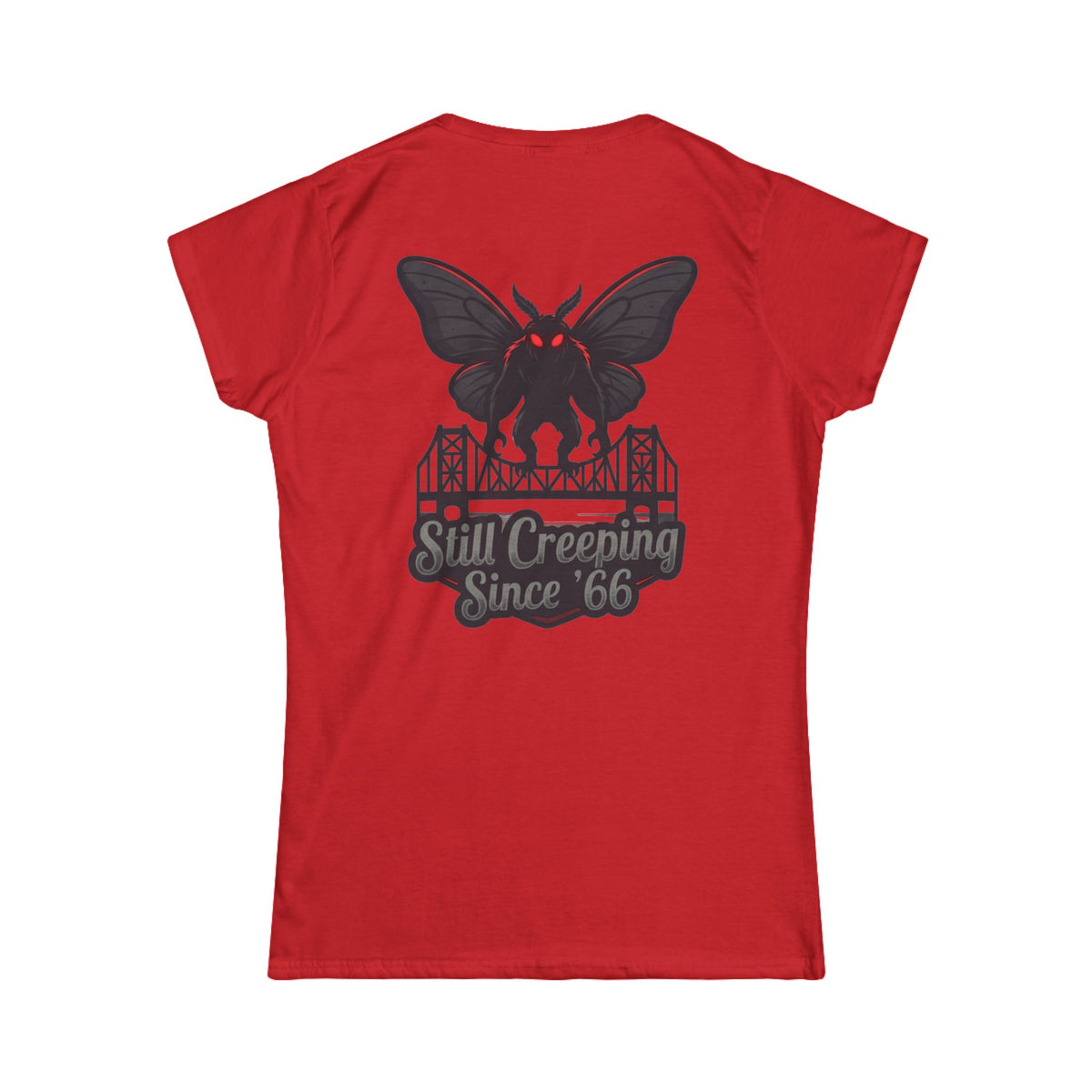 Color: Red | Mothman (West Virginia, USA) Women's Tee
