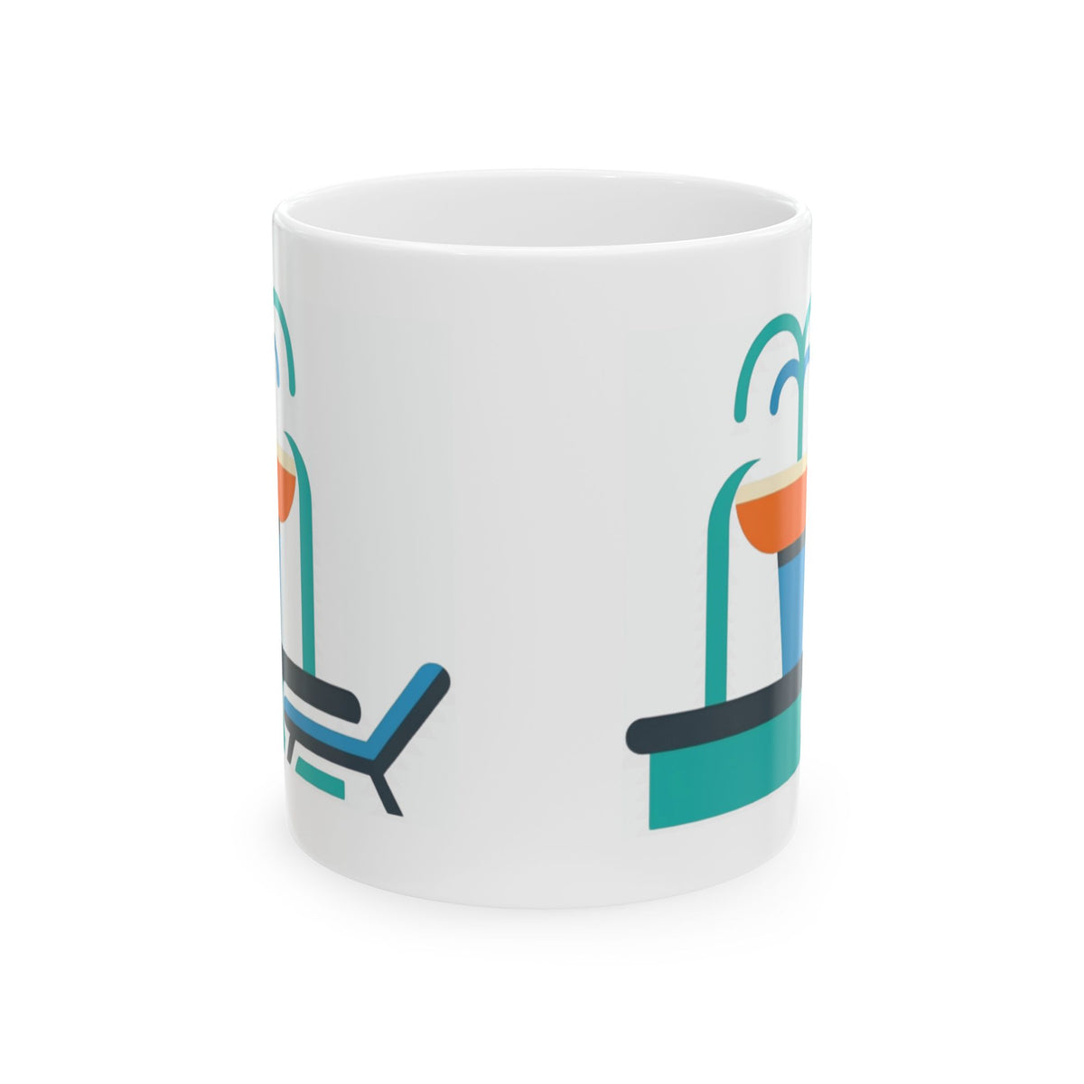 "July Member" White Ceramic Mug — Graphic