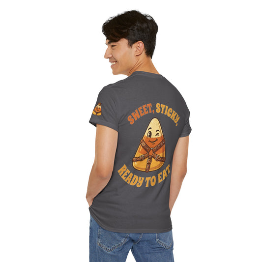 Color: Charcoal | Sweet Sticky Ready to Eat Premium Graphic Tee
