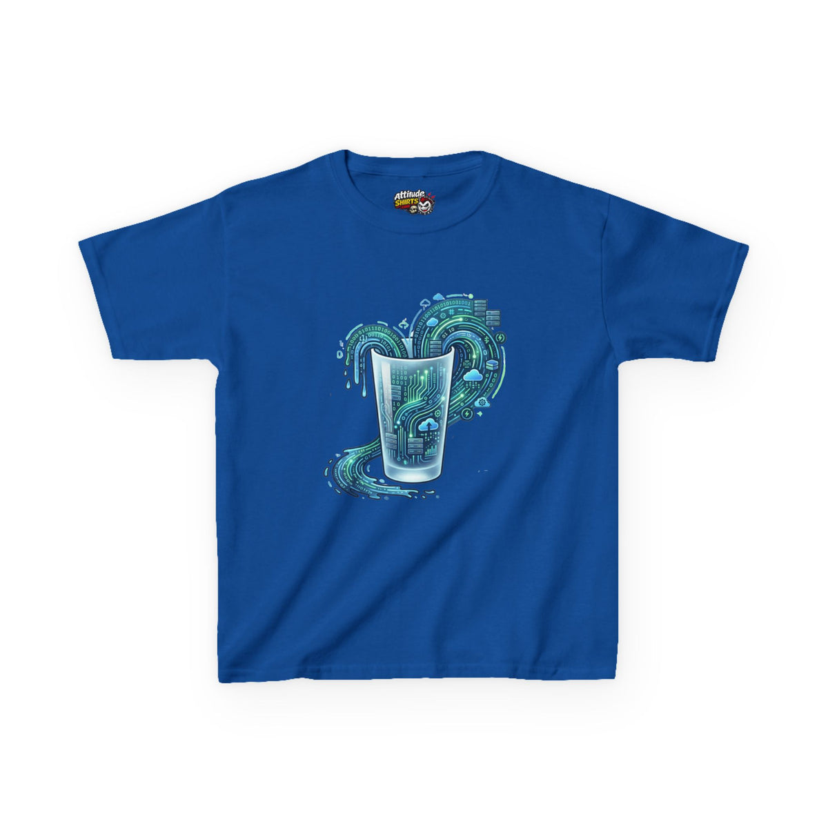 "Glass of Data" Kids Tee