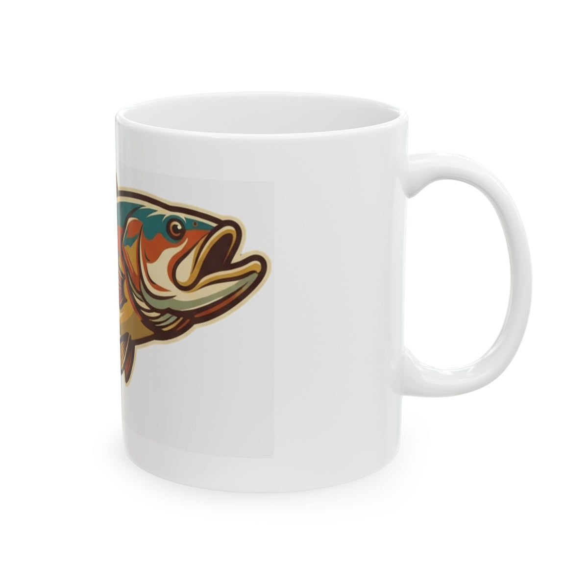 "I'm A Catch" White Ceramic Mug — Graphic