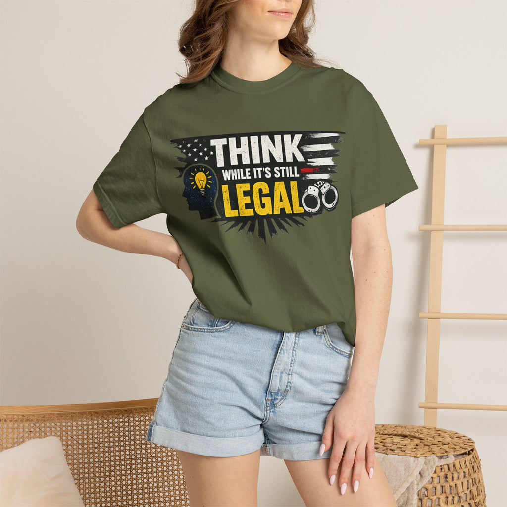"The Endangered Species Act (For Your Brain)" Unisex Garment-Dyed T-shirt