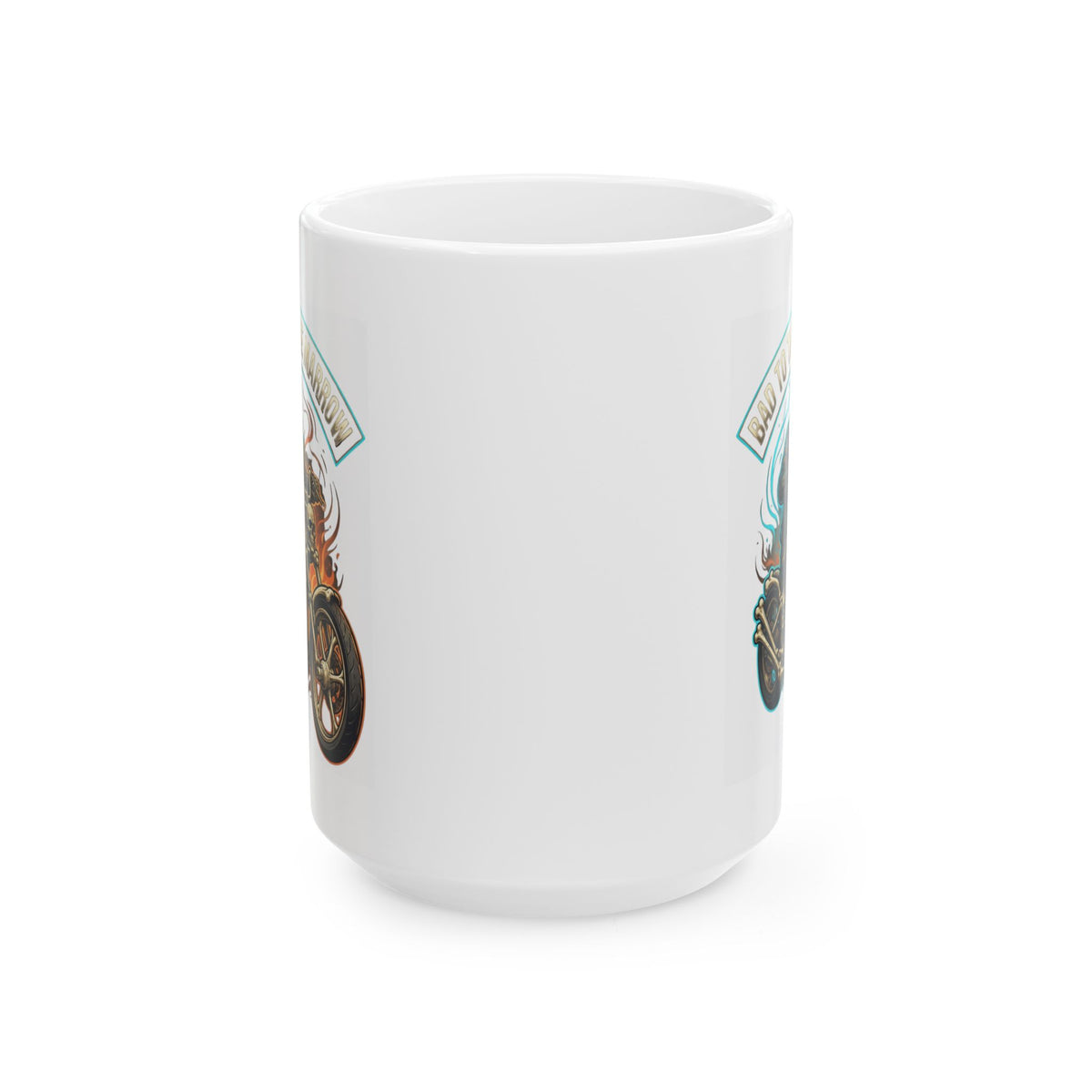 "Bad to the Bone Marrow" White Ceramic Mug