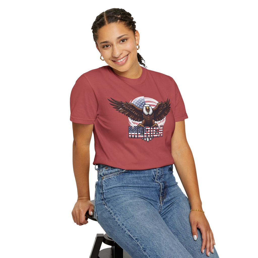"Merica" Unisex Garment-Dyed Tee