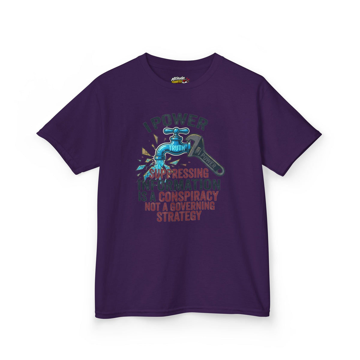 Color: Purple | Protest Series - Let It Flow Kids Tee