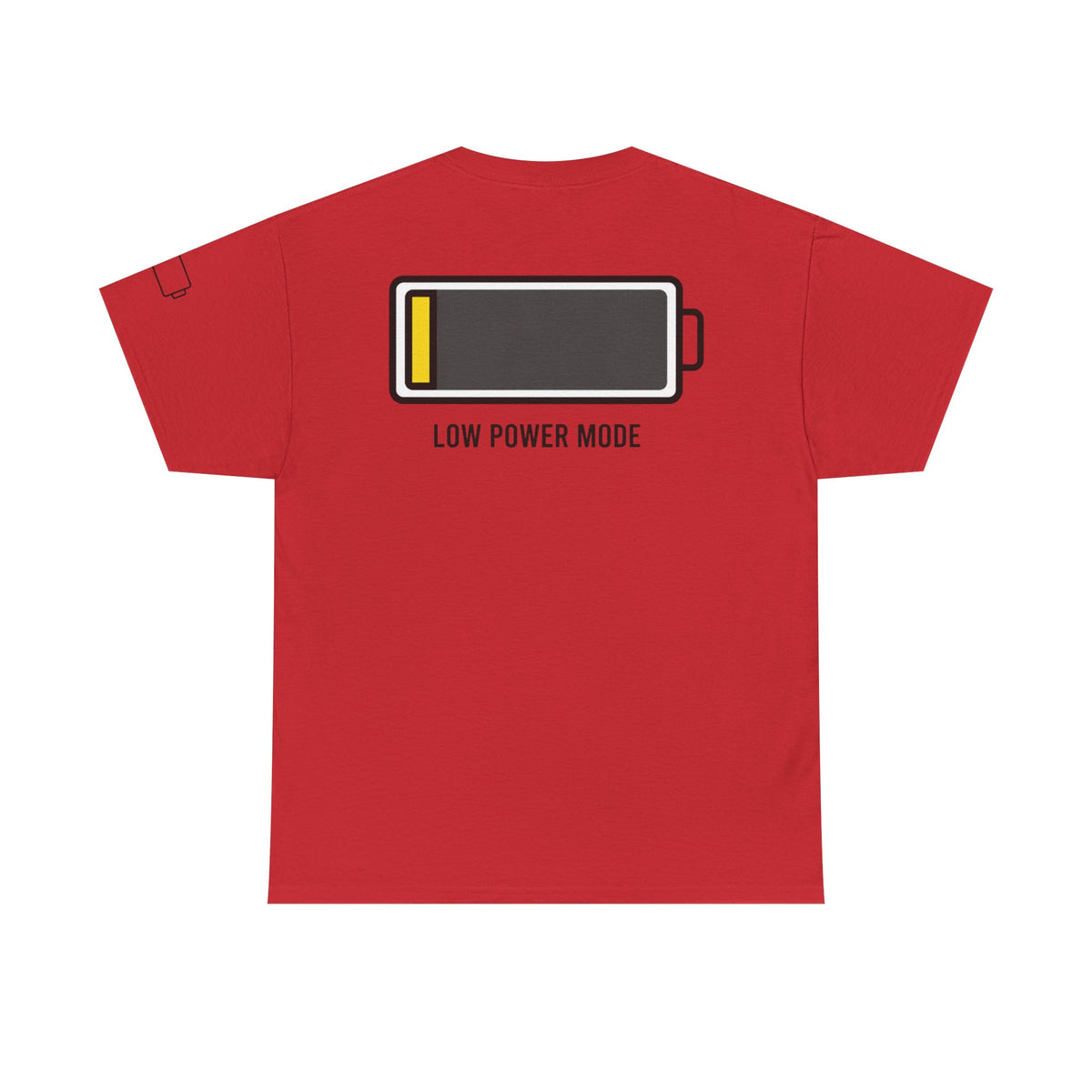 Color: Red | Low Power Mode Premium Graphic Tee
