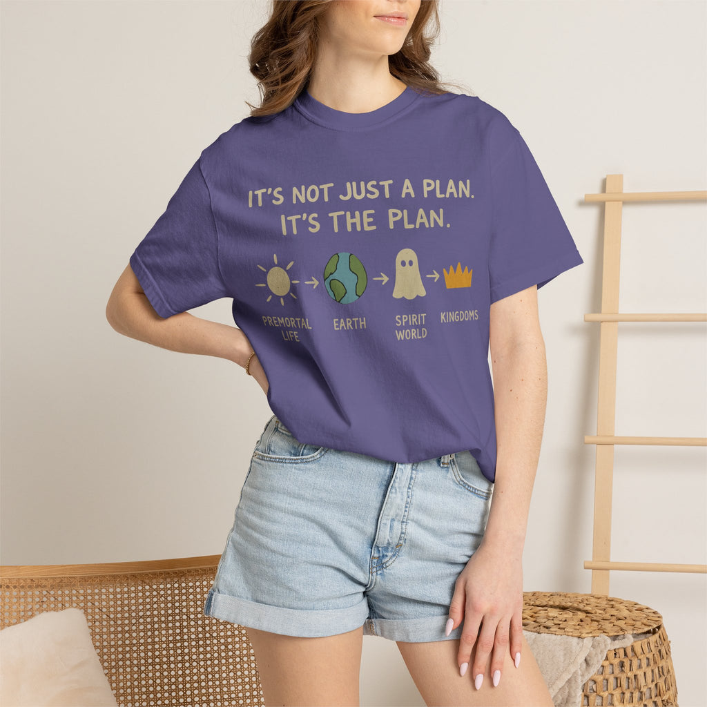 "It's The Plan" Unisex Garment-Dyed T-shirt