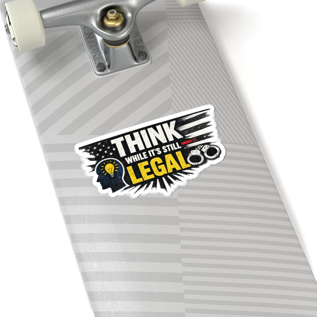 Think (Apparently It's Revolutionary) | Kiss-Cut Sticker — AttitudeShirts