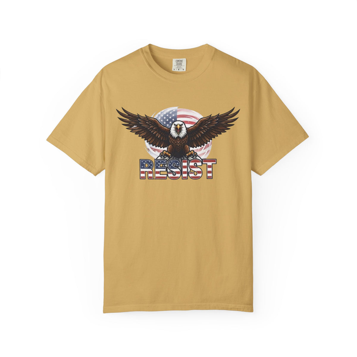Color: Mustard | Resist Unisex Garment-Dyed Tee