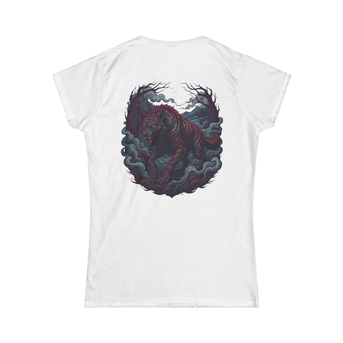 Color: White | The Beast of Gévaudan (France) Women's Tee