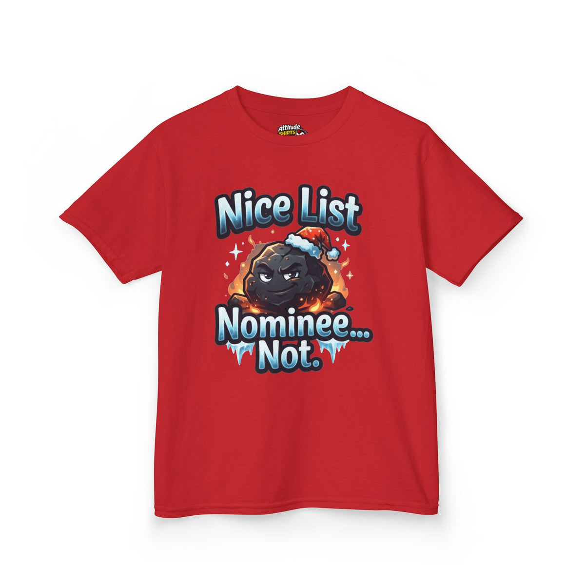 Color: Red | Nice List Nominee Kids Tee