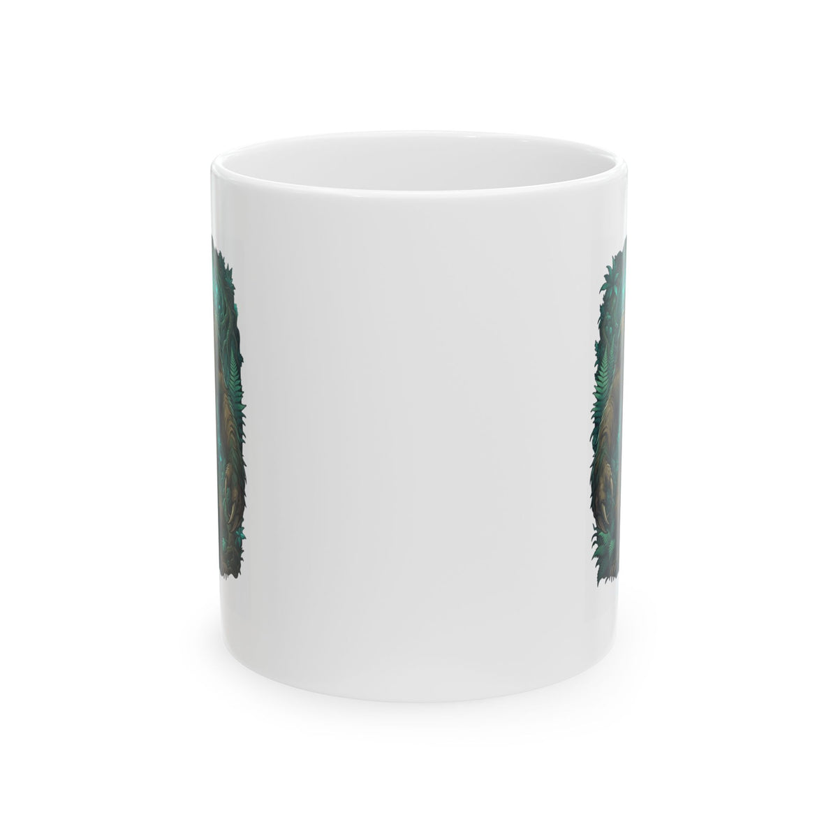"Mapinguari (Amazon Rainforest)" White Ceramic Mug