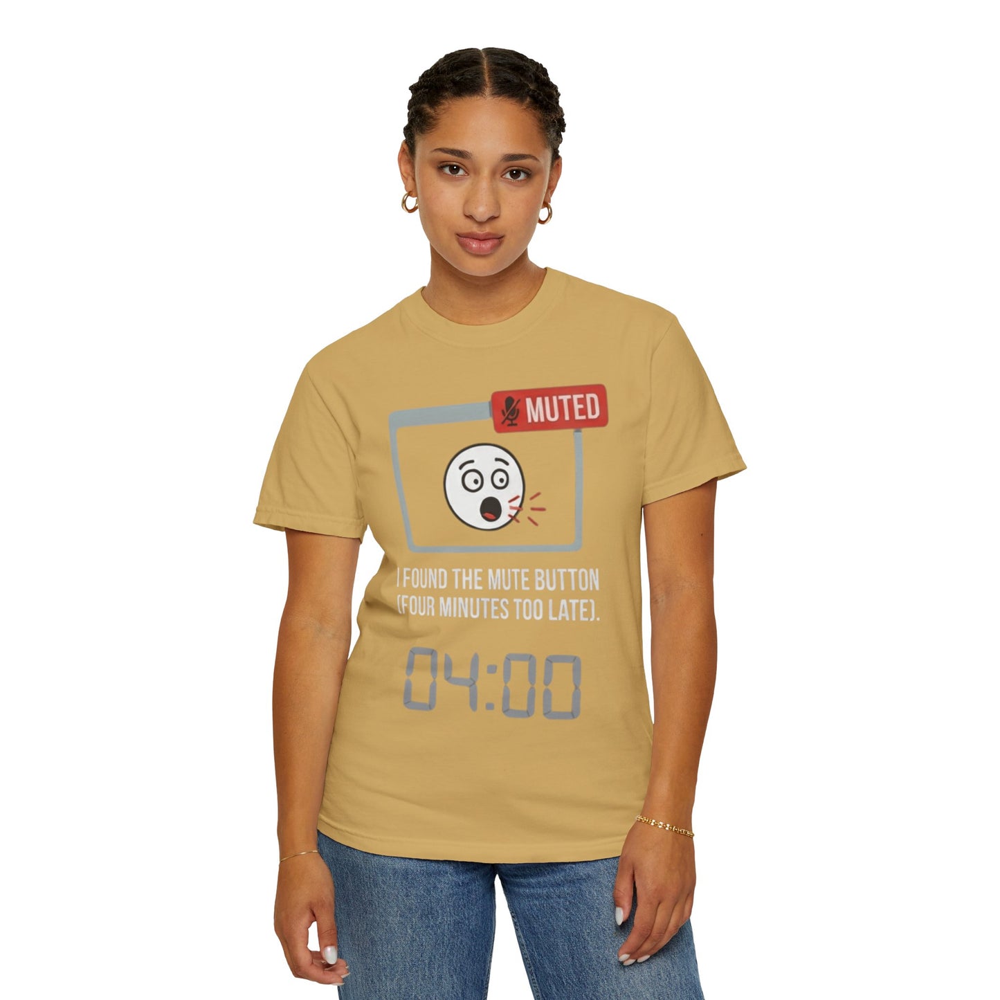"I Found The Mute" Unisex Garment-Dyed Tee