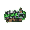 "Trained on Sarcasm" Sticker — Main