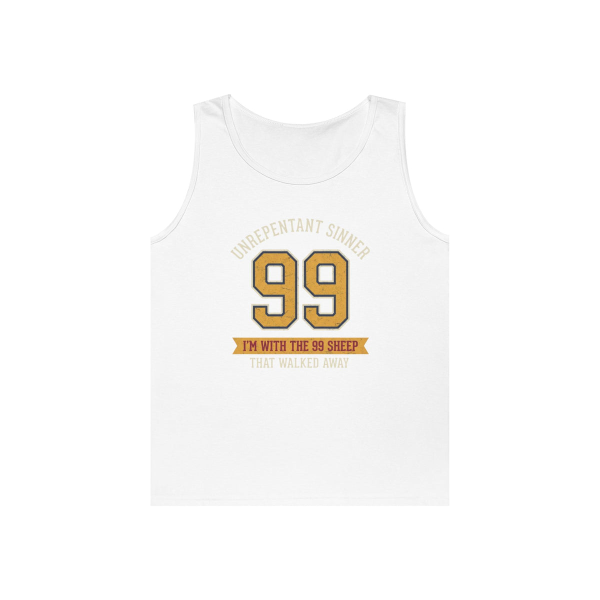 "Good Book Series 99 Unrepentant Sinner" Tank Top