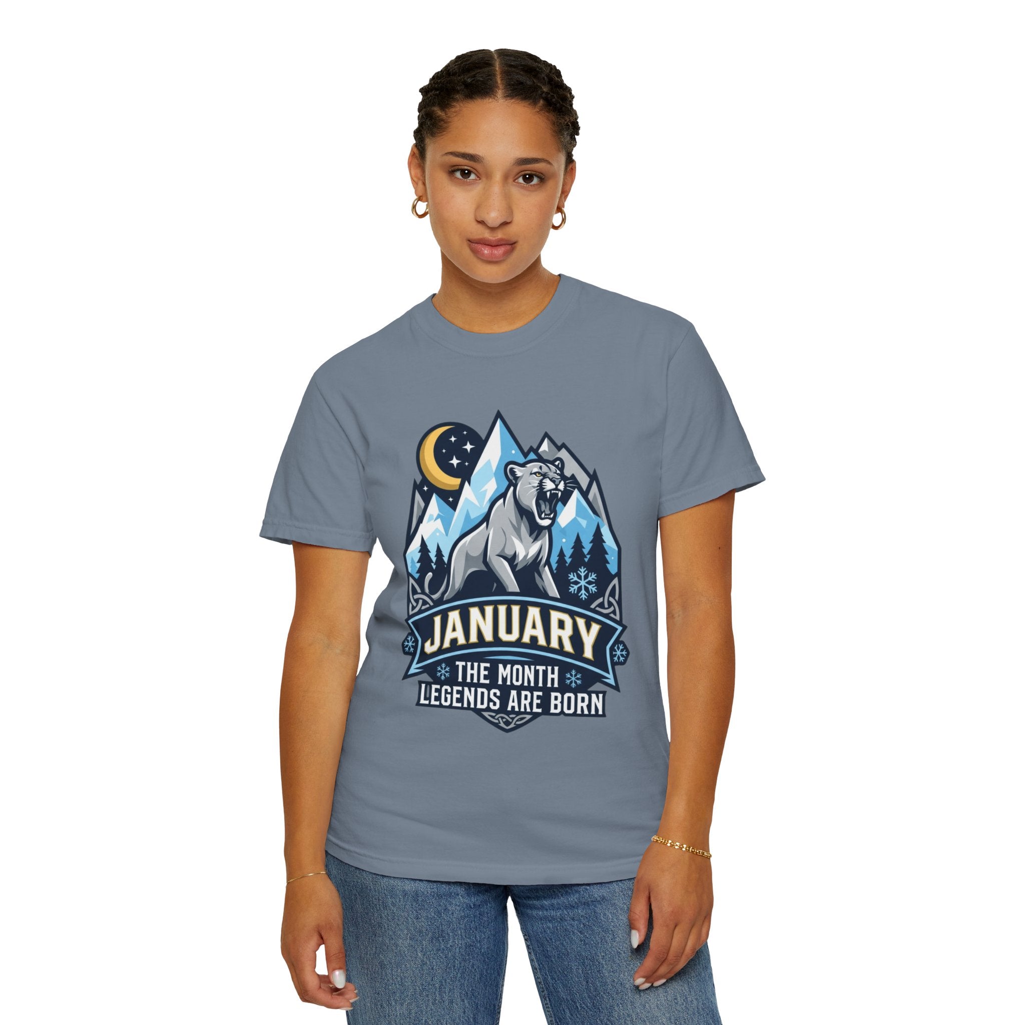 "January Legend" Unisex Garment-Dyed Tee