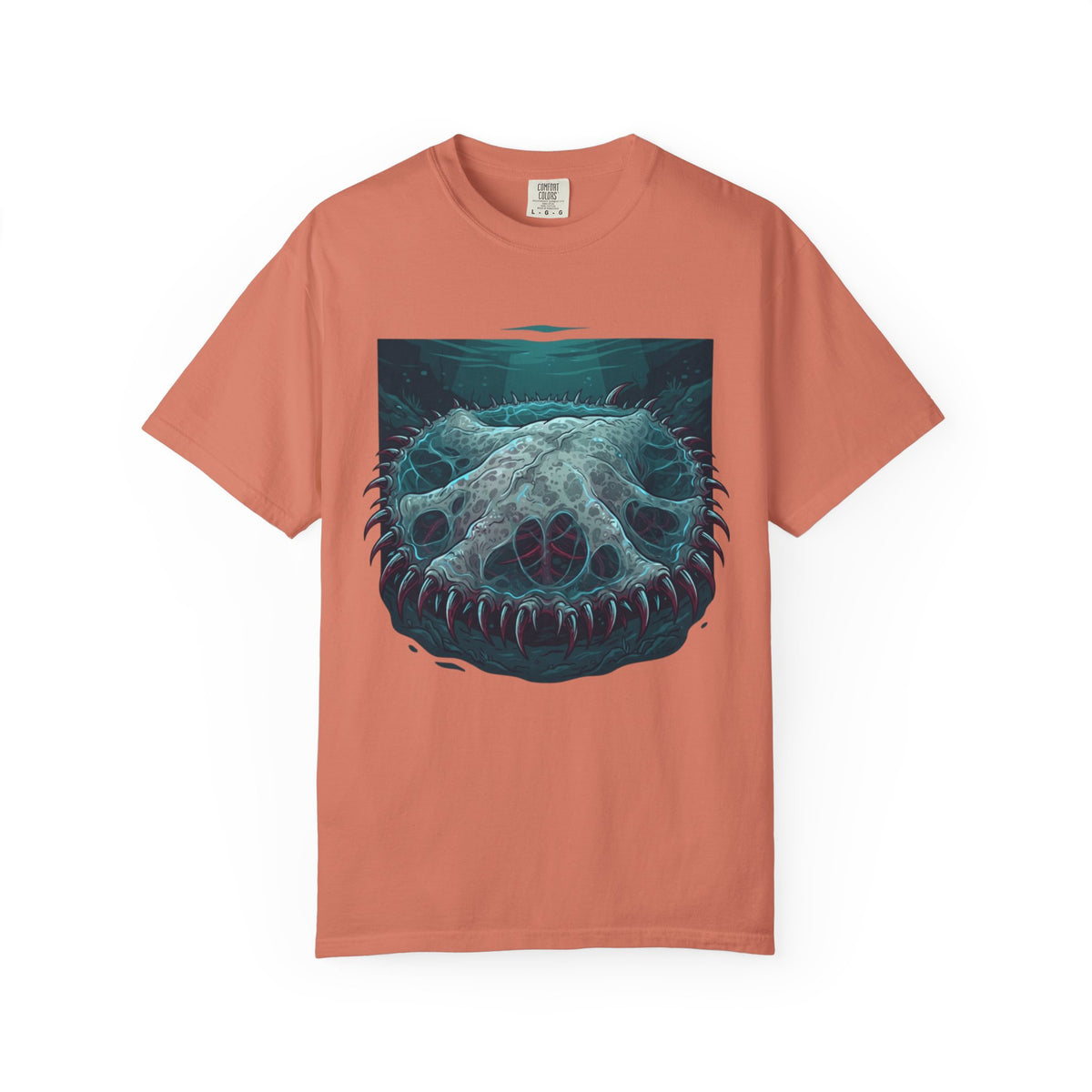 Color: Terracotta | El Cuero-The Hide (South American Folklore) Unisex Garment-Dyed Tee