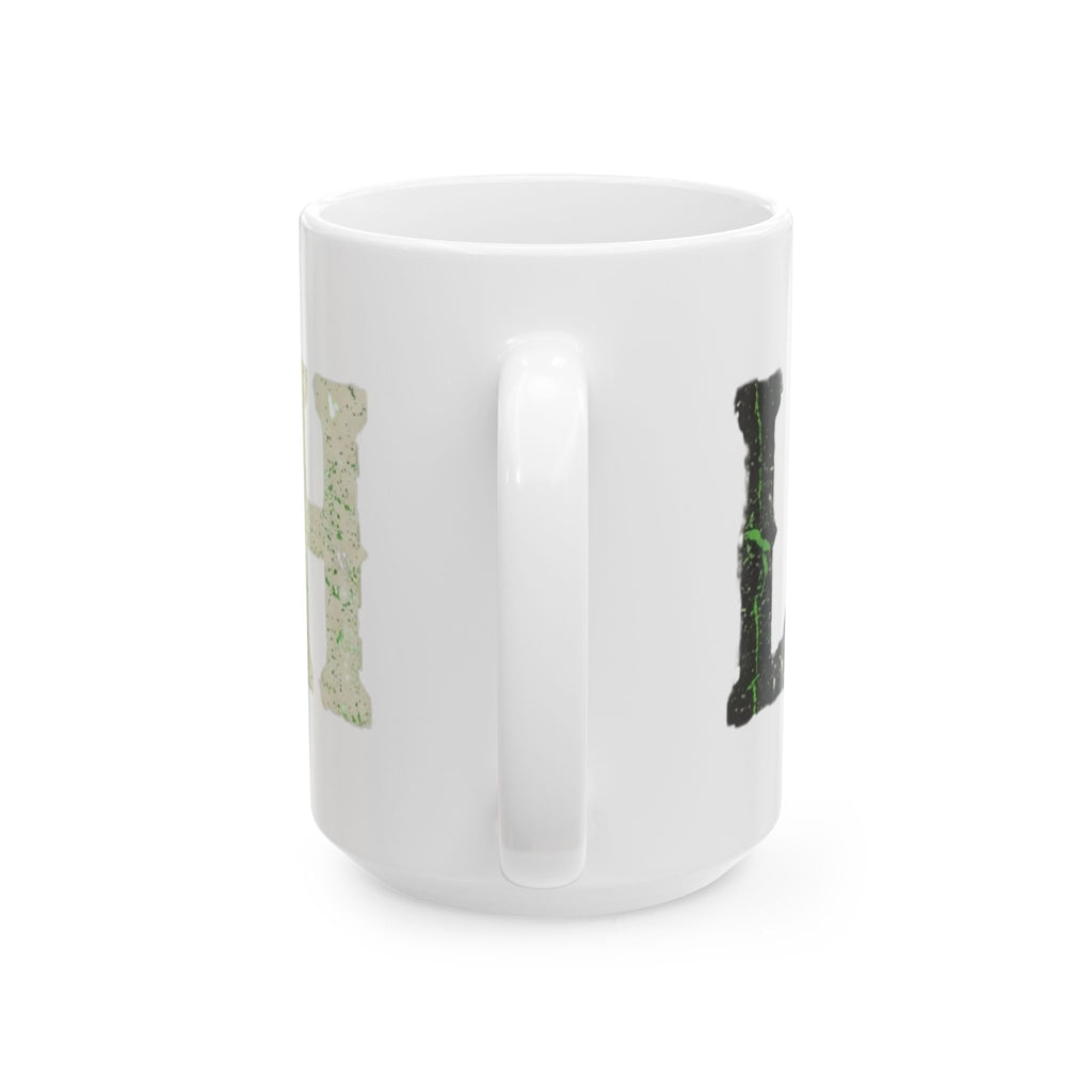 "Choose to Laugh" White Ceramic Mug — Graphic