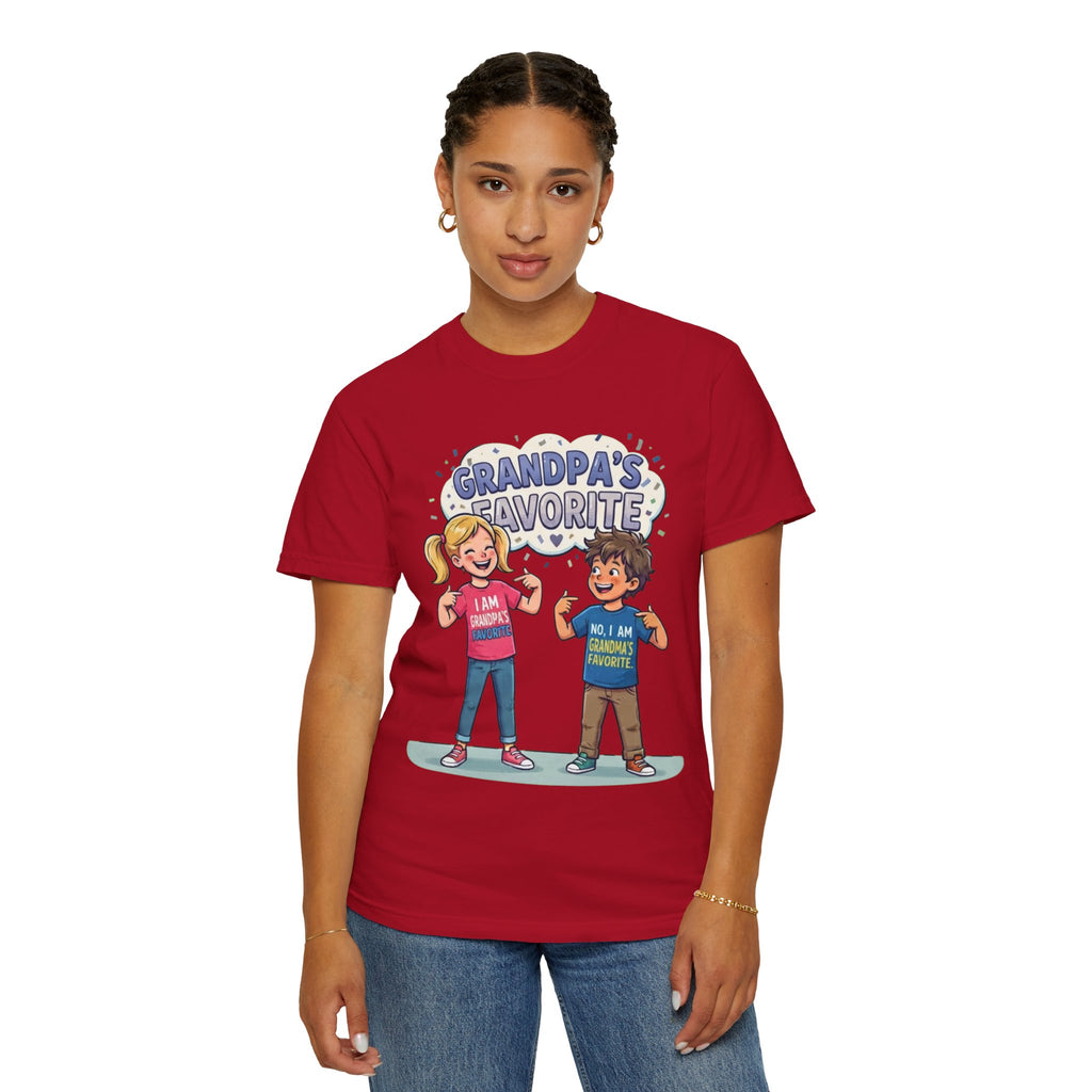 "Grandpa's Favorite" Unisex Garment-Dyed Tee