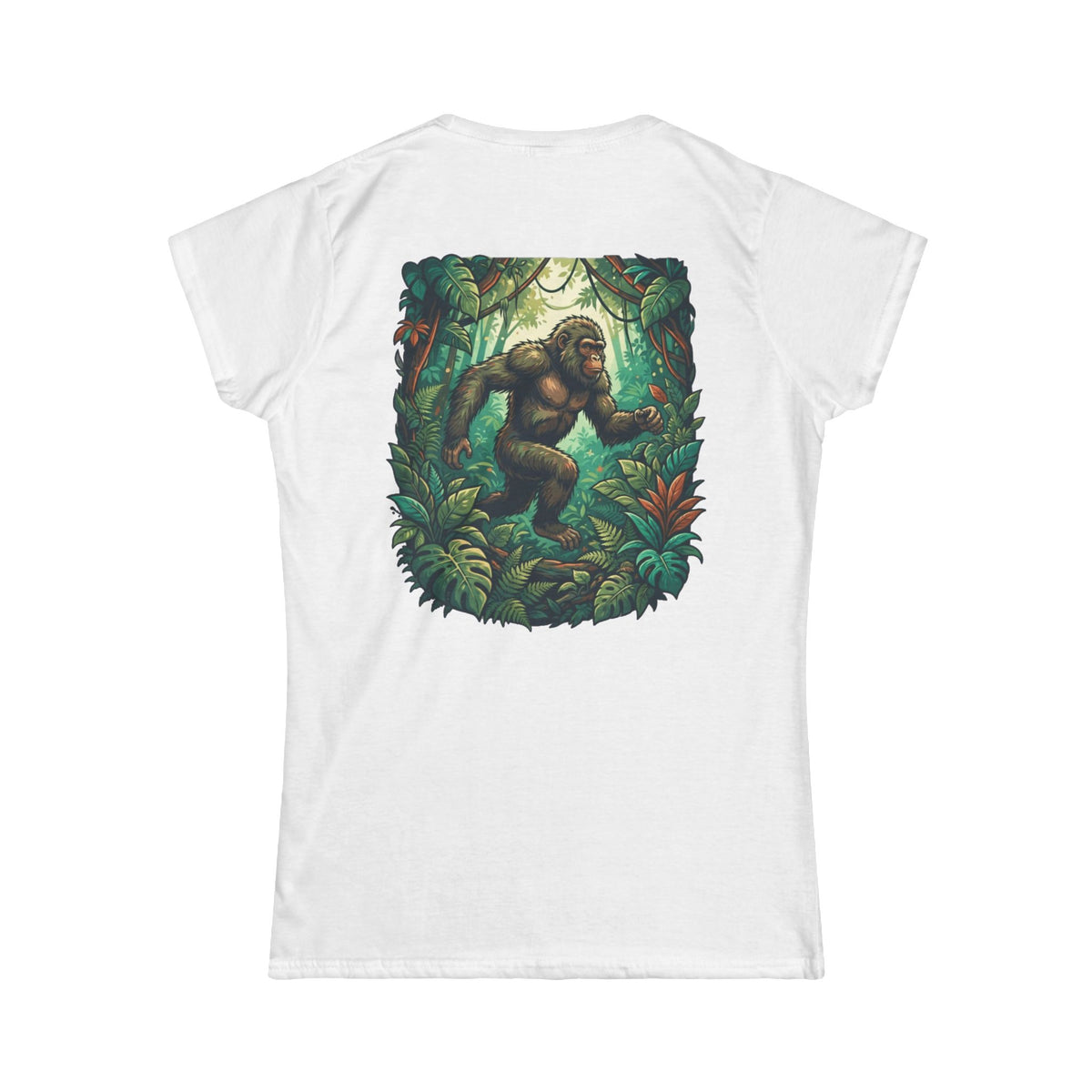 Color: White | The Bukit Timah Monkey Man (Singapore) Women's Tee