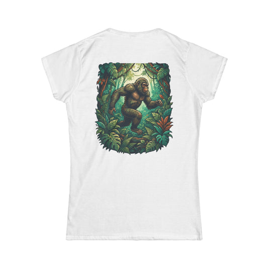 Color: White | The Bukit Timah Monkey Man (Singapore) Women's Tee