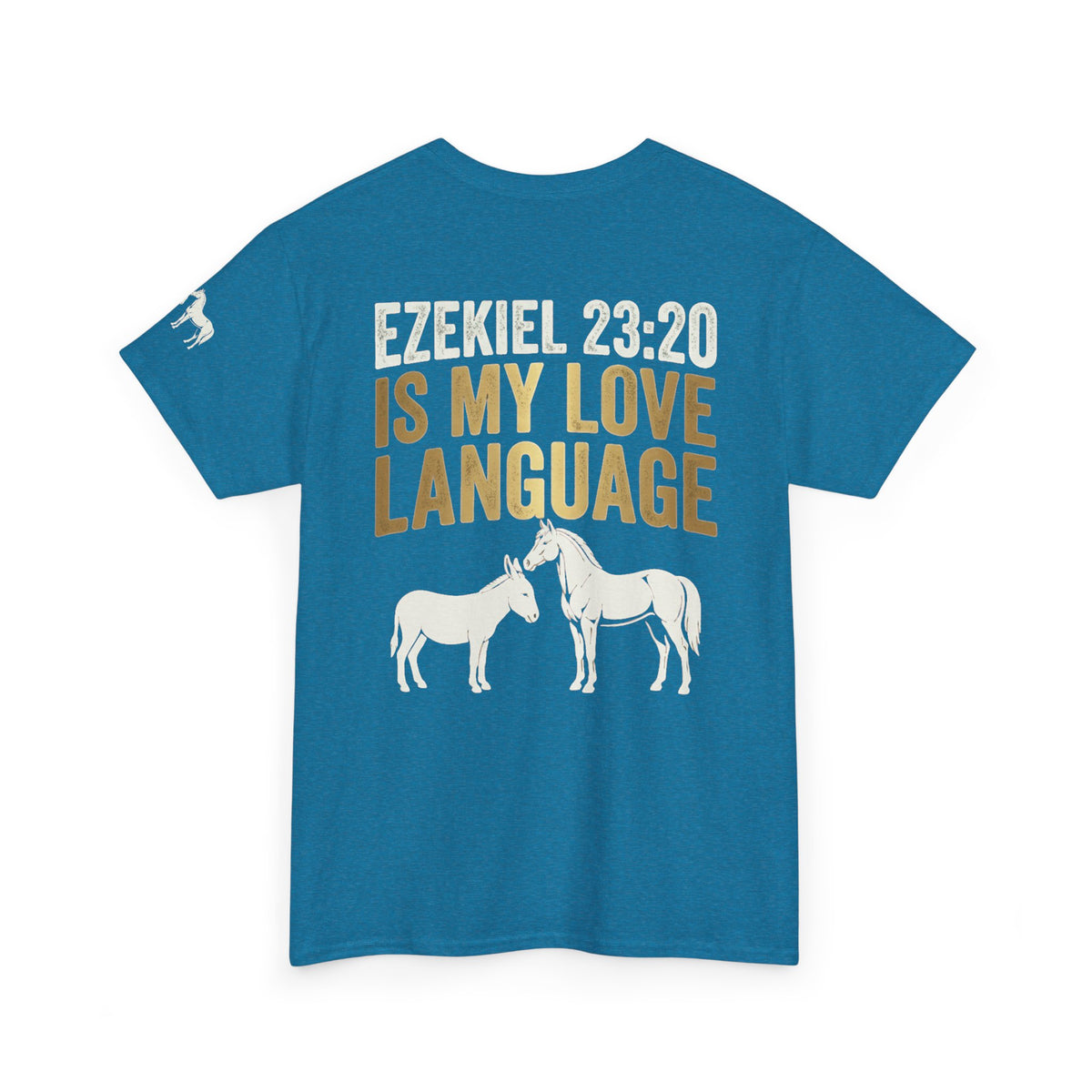 Good Book Series Ezekiel 23 20 Love Language Premium Graphic Tee
