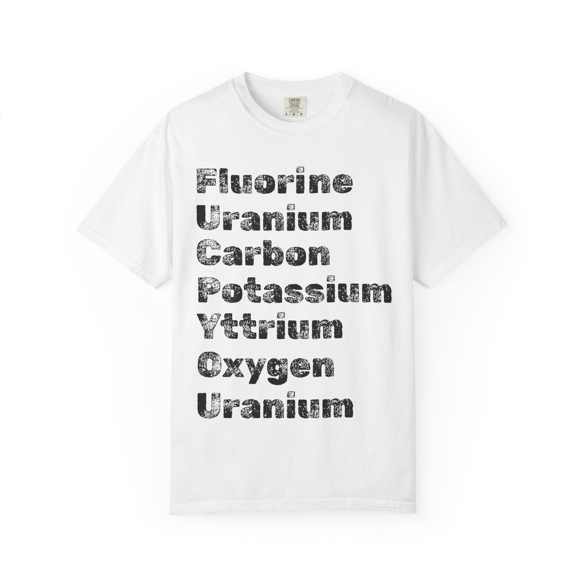 "Periodic Salt" Unisex Garment-Dyed T-shirt