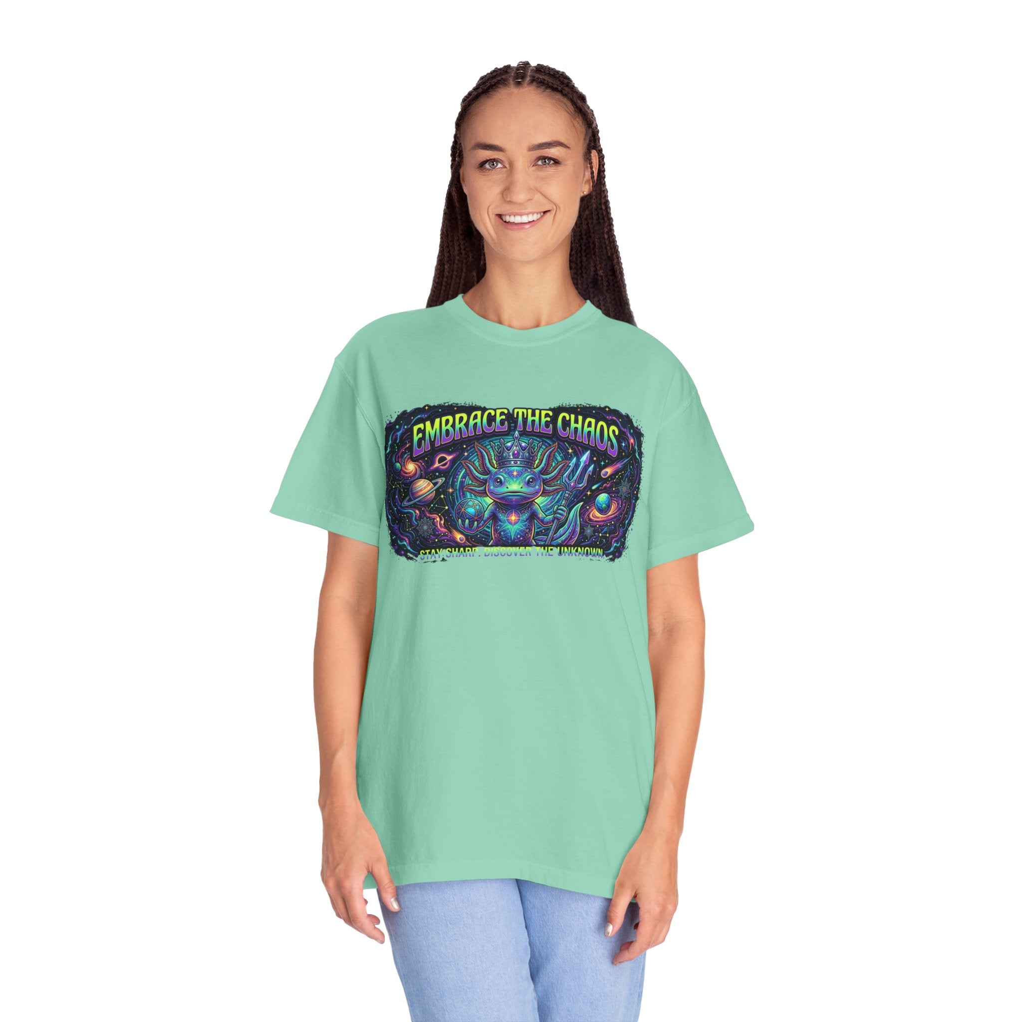 "Embrace the Chaos" Unisex Garment-Dyed Tee