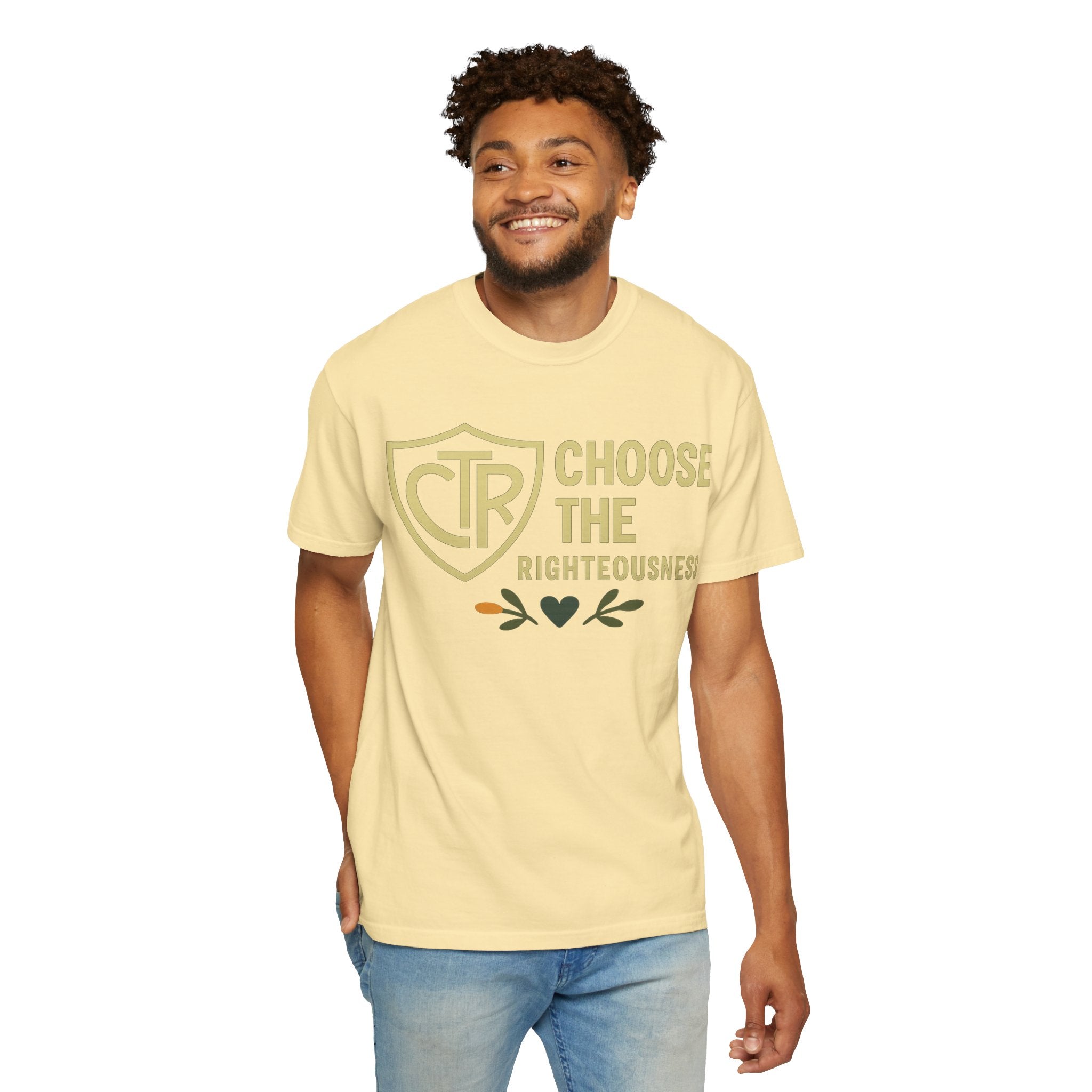 "CTR: Choose the Righteousness" Unisex Garment-Dyed T-shirt