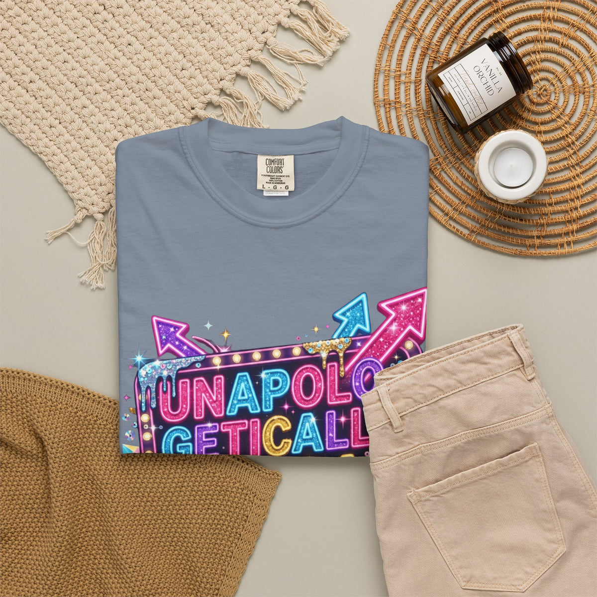 Unapoligetically Extra Unisex Garment-Dyed Tee