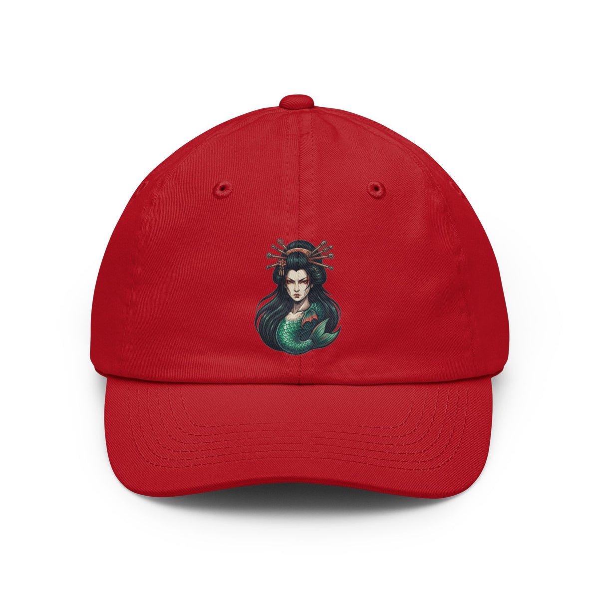 Color: Red | Ningyo (Japanese Folklore) Dad Hat