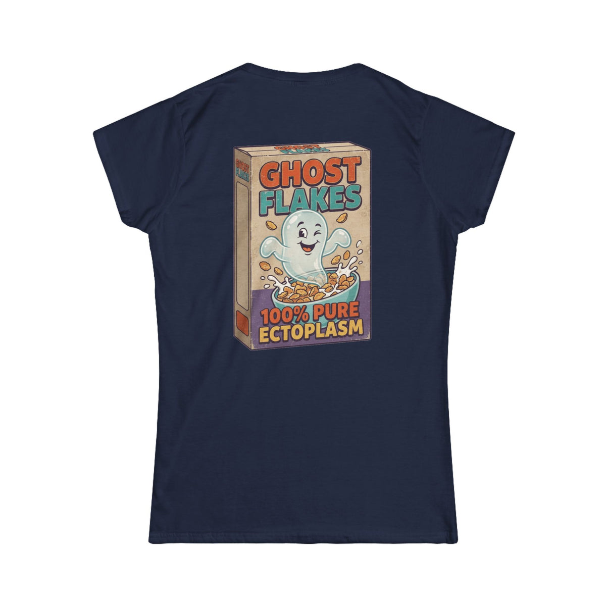 Color: Navy | Ghost Flakes Women's Tee