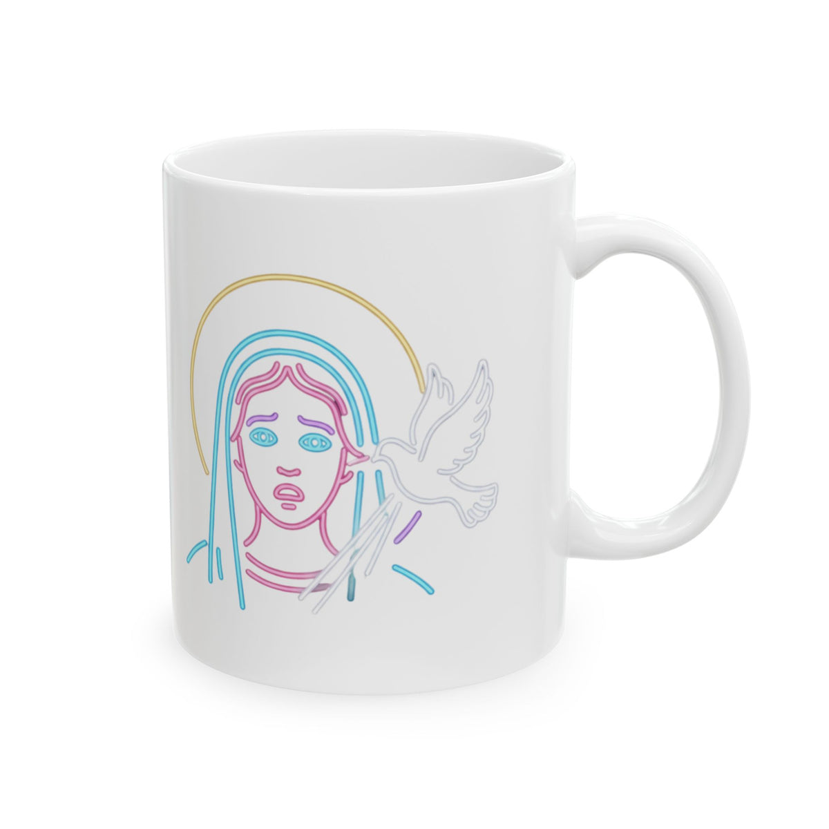 "Good Book Series MILF" White Ceramic Mug — Graphic