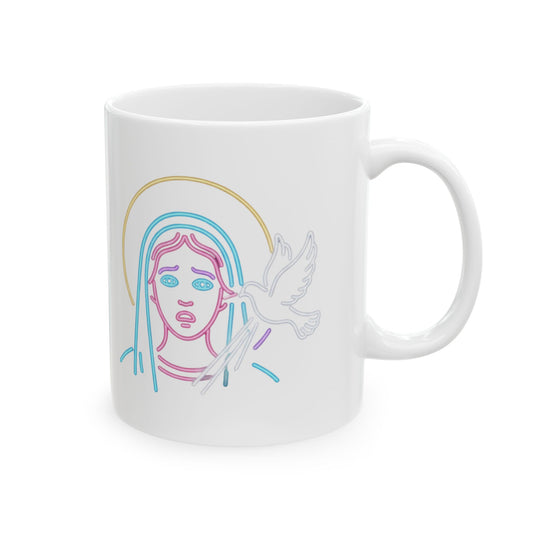"Good Book Series MILF" White Ceramic Mug — Graphic