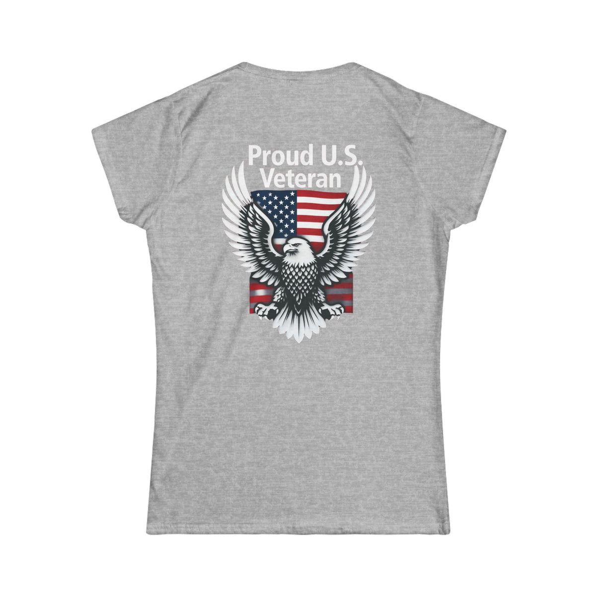 Color: Sport Grey | Proud Veteran Women's Tee